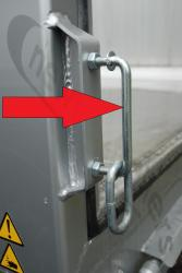 ATIP208/S Tailboard Locking Bar Steel Staple For Tipping Trailers