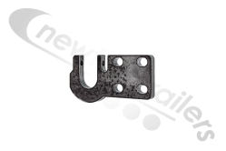 ESQ6256-2 Fruehauf Rear Tailboard Hinge Steel Plate