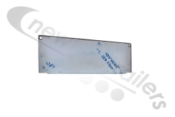 End Plate Stainless 340mm long Fruehauf End Fill Cover Plate For Rear Of Chassis 340mm
