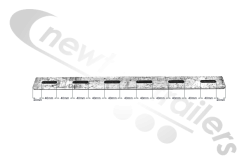 3PT-3037 Side Impact Bars/ Side Rail - Angled Upright - 480mm
