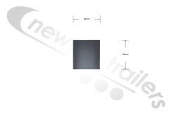 ENG-2160-F Newton Trailers Cattle Clamp Shank Fixing Bracket