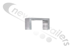 ENG-2160-D Fruehauf Door Rear Bottom Profile for locking tabs