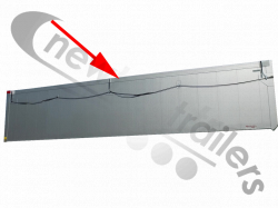 F115109-01 Newton Trailers Top Rail For Fruehauf Planker Body LG = 10500mm