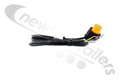 68-2408-017 Aspoeck Tail Lamp - ASS1 Yellow Loom Connector With 3 Metre 7 Core Cable For Left Hand Lamps