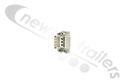 291395 PM on Board Vishay Front Mount Male Wiring Block
