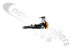 31-2064-030 Aspoeck Unipoint Side Amber Marker Lamp With Fixation 90° Back & 1.5m P&R Connection