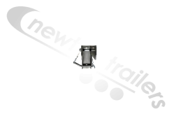 ASGK990/560AGV Side Rail / Guard Hinged Leg - Pre-Assembled With Pin & Wire Assembly 560/595mm Overall Length