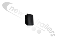 N1002617 Plastic Under Run / Bumper End Cap Insert Square 100mm x 100mm