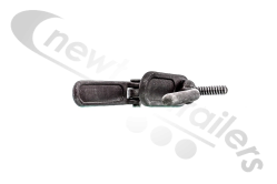 ARMP153/ZP Cattle Clamp Handle & Shank Course Thread Set With Steel Counter Sunk Plate