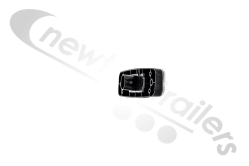 890/01/04  Rubbolite Front Marker Lamp Clear LED With 2 Pins Superseal Plug