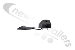 36-3007-057 Aspoeck Number Plate Light With 1 meter Wire Plug ASS1