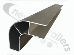 Side Rail Kit Curved Corner Post Side Rail Corner Profile - 500mm