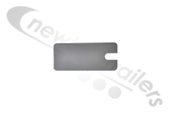 F117044-01 Fruehauf Cattle Clamp Counter Sunk Drop In Plate Bottom