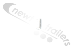 15-5430-017 Aspoeck Reflector - White 90x40mm