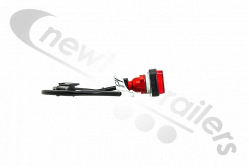 31-9804-017 Aspoeck Unipoint Rear Red LED Marker Lamp c/w RUBBER SEAL - With 0.5m P&R Connection New Model Used In Rear Header Bar