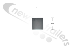 ENG-2160-D Fruehauf Door Rear Bottom Profile for locking tabs