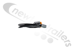 31-2004-037 Aspoeck Unipoint I LED Side Amber Marker Lamp With 1.5m P&R Connection Cable