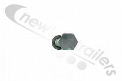 20.3.341.1048.19 SAF Axle Pivot Eye Bush Bolt Complete With M30 Nut - M30 x 210mm